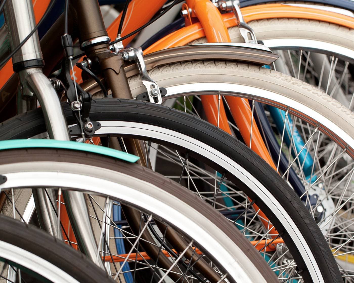 Bikes in the Chorlton Bikes library