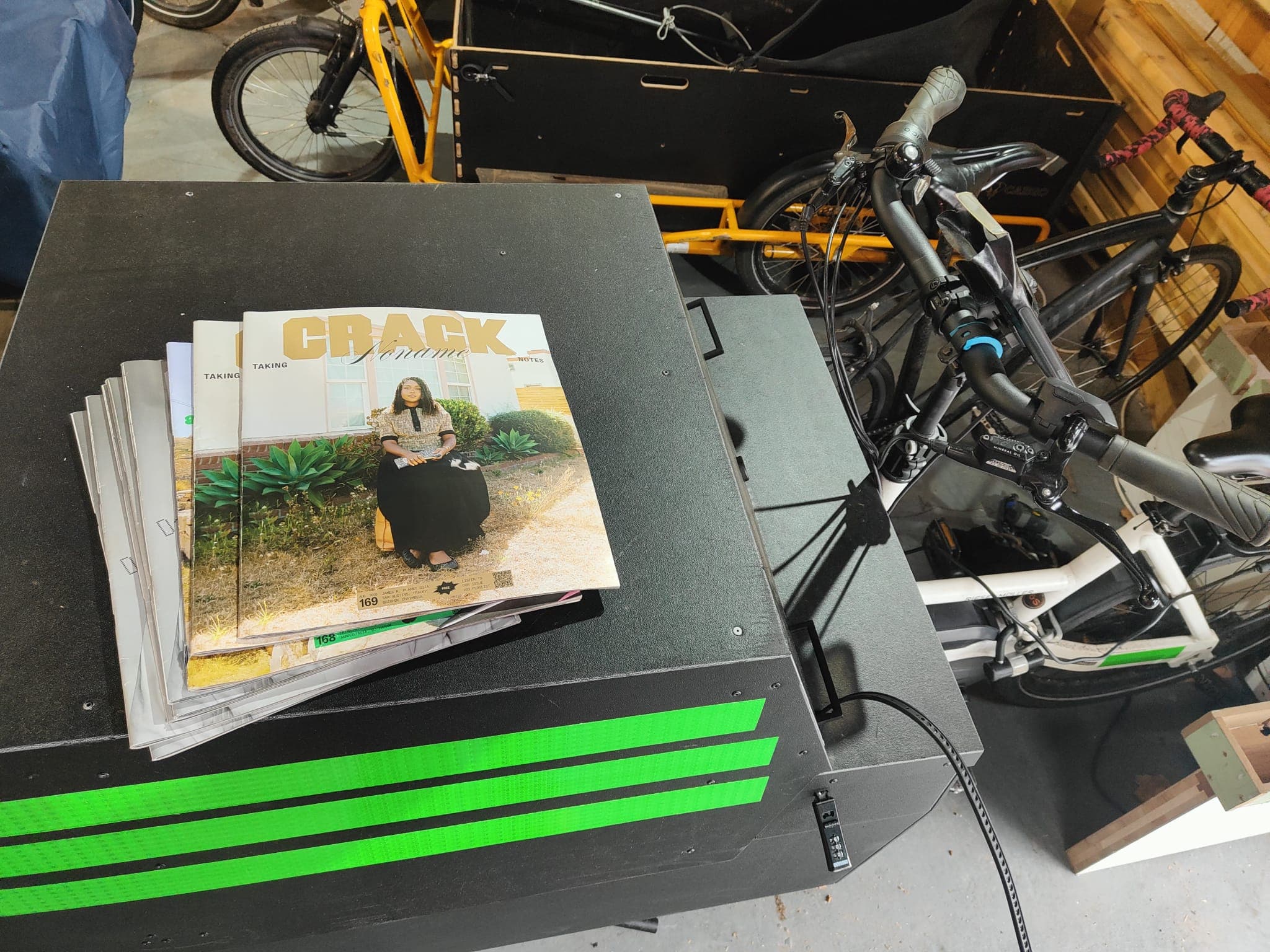 Magazines ready for a delivery round